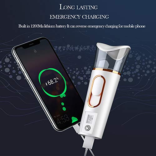 Handy Nano Mist Sprayer with Skin Analyzer Moisture Tester