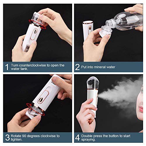 Handy Nano Mist Sprayer with Skin Analyzer Moisture Tester